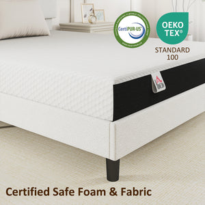 Queen Mattress 8 Inch Memory Foam Mattress in a Box, Pressure Relief & Lumbar Support, CertiPUR-US Certified Medium Firm