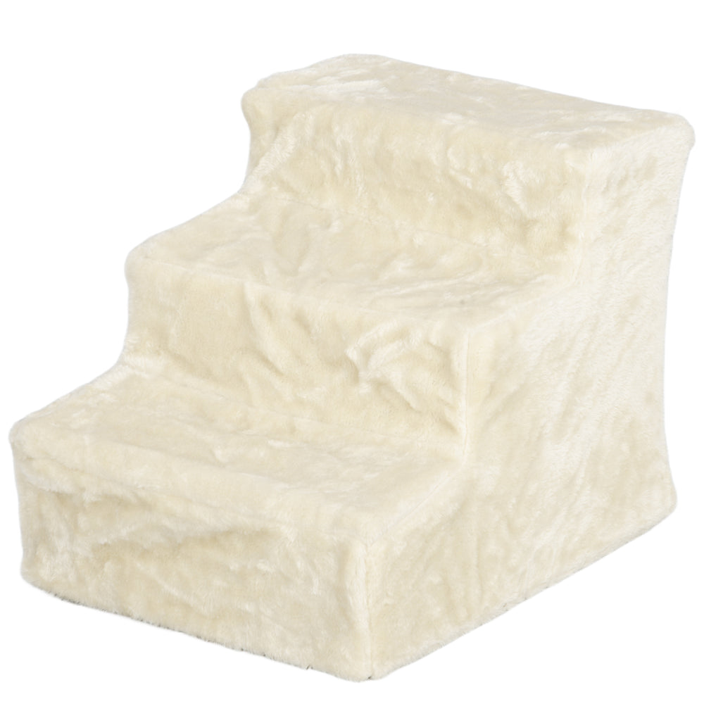 3-Step Pet Ramp with Removable Cover, Beige