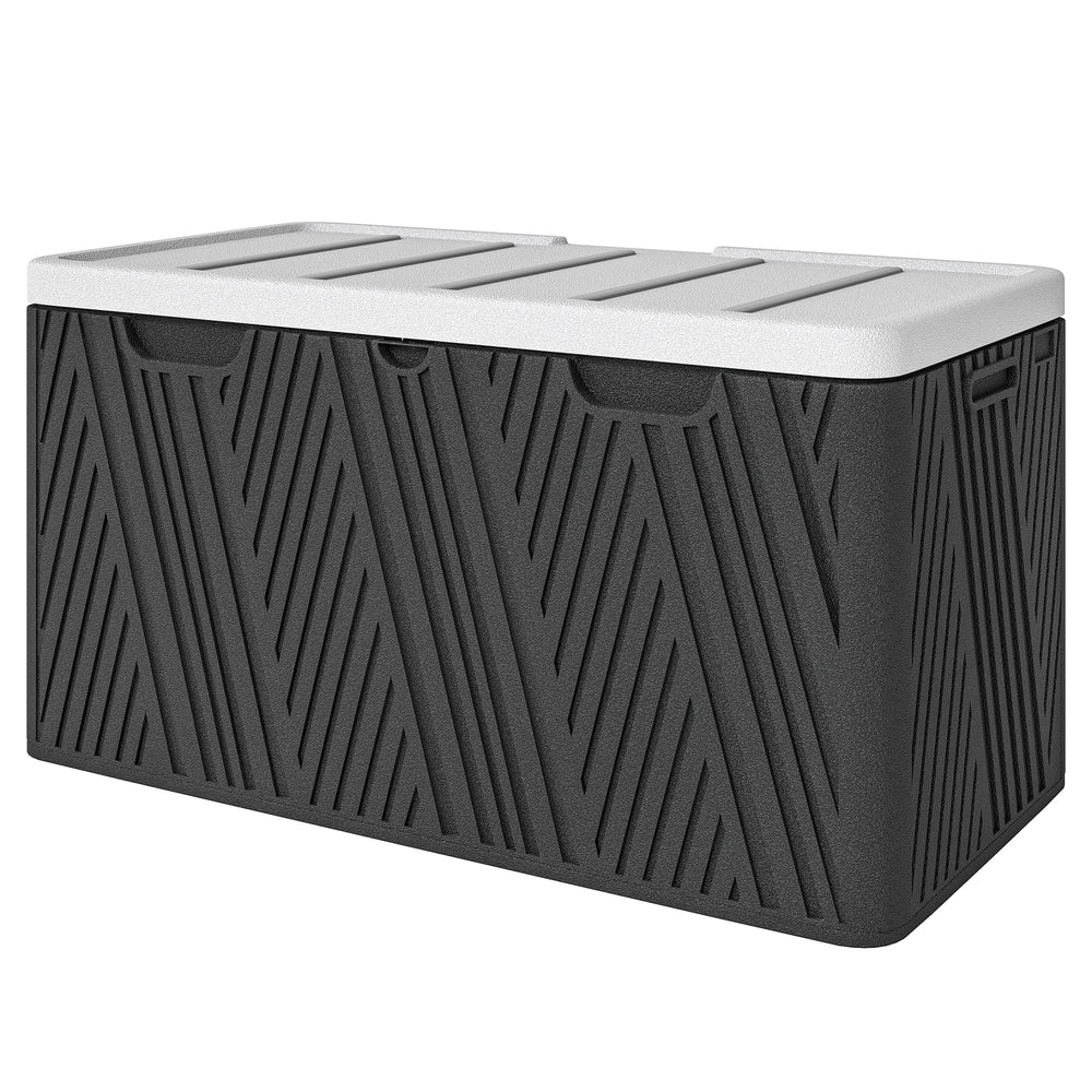 Coffre de rangement extérieur, étanche et verrouillable, pour outils de jardin et accessoires de piscine