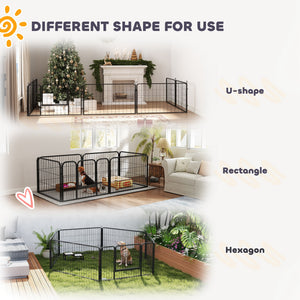 Caisse de mise bas à 7 panneaux avec tapis absorbants lavables