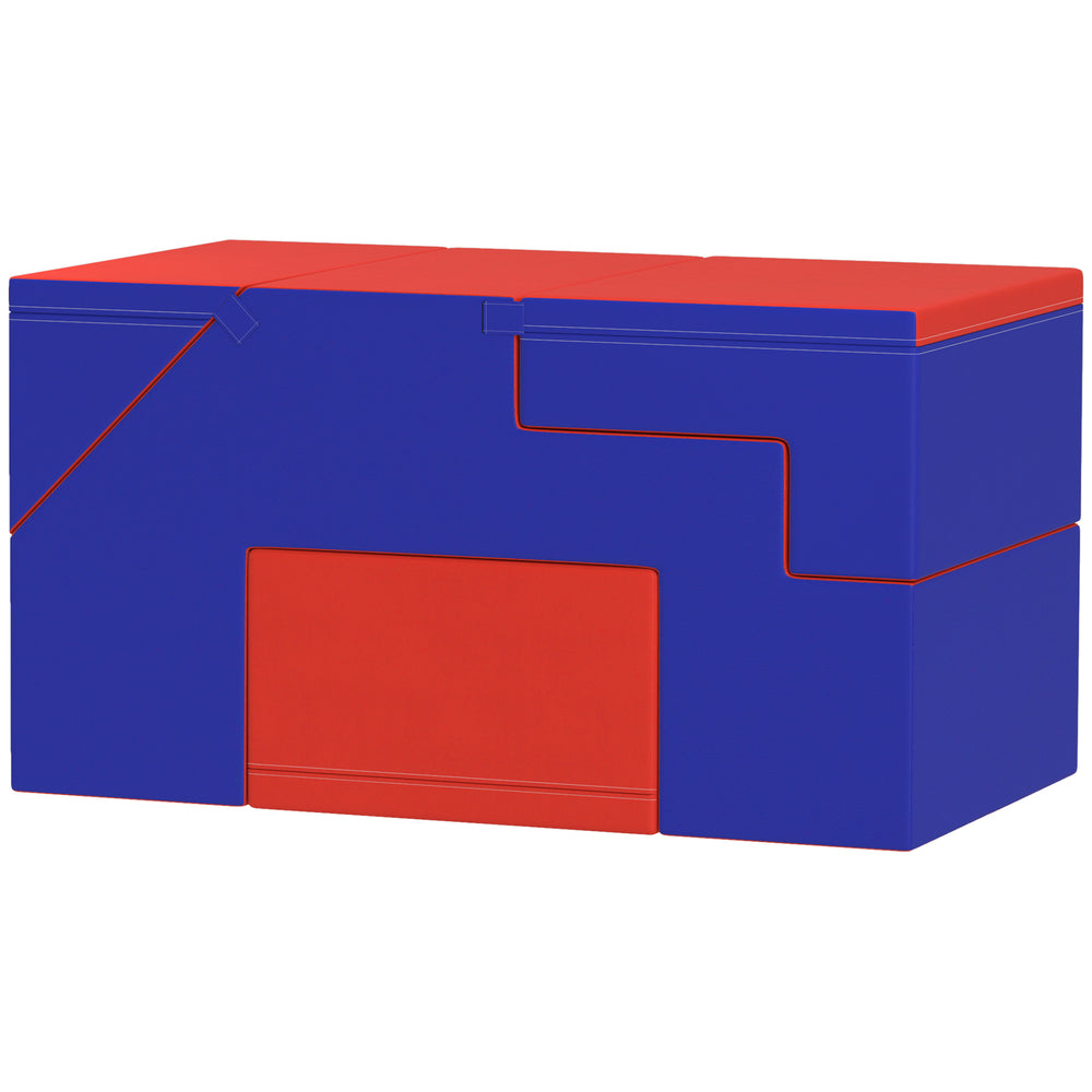 Ensemble de jeu 2 pièces en mousse pour enfants, bleu foncé