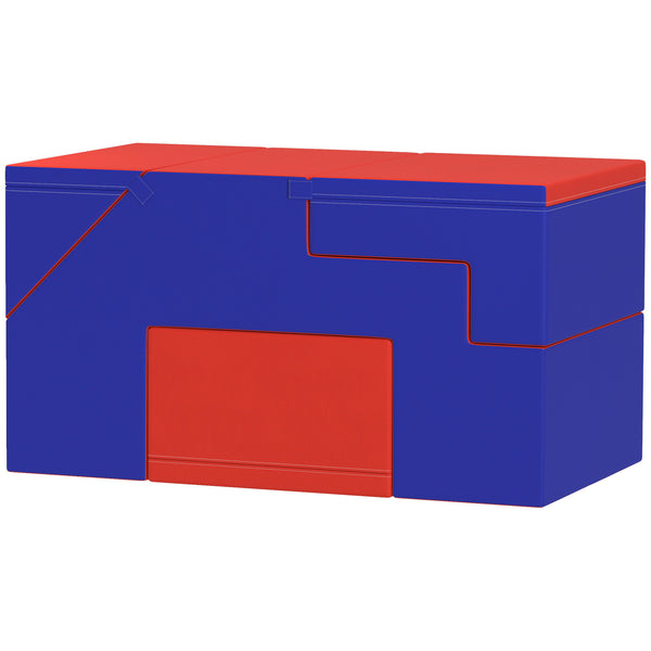 Ensemble de jeu 2 pièces en mousse pour enfants, bleu foncé