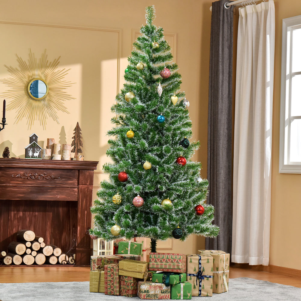 Sapin de Noël artificiel classique de 7 pieds vert