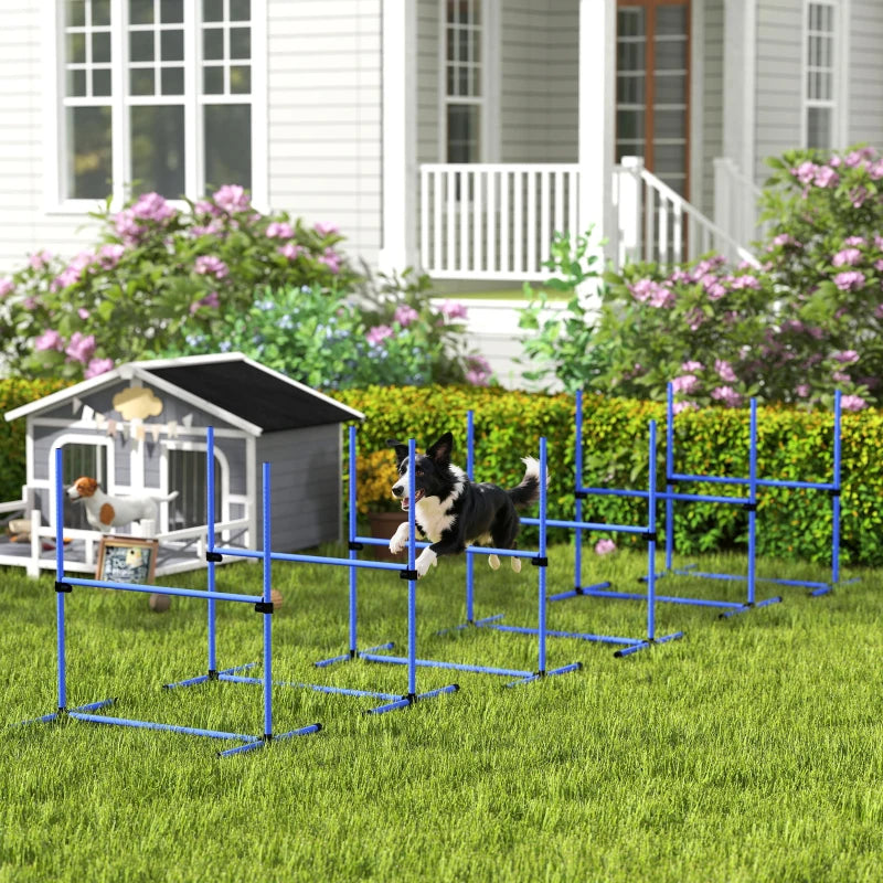 Ensemble de 6 barres de saut réglable