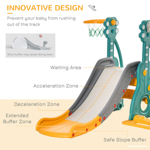 Ensemble de toboggan et balançoire 4 en 1 pour enfants