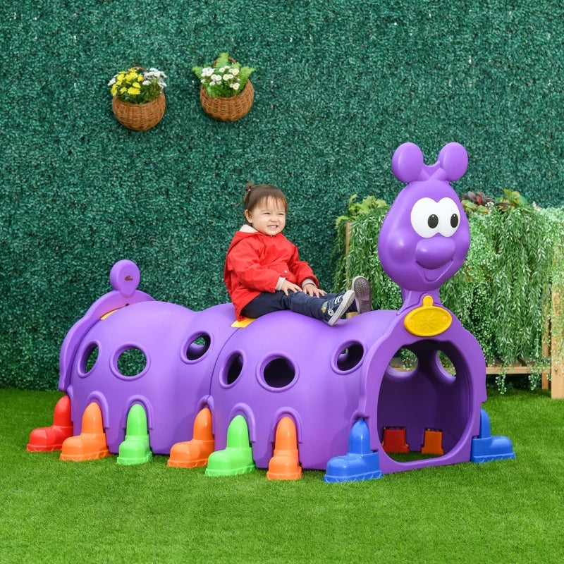 Tunnel Lion pour enfants de 3 à 6 ans, violet