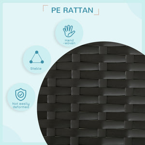 Extendable outdoor wicker pet bed with soft cushion and washable cover