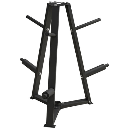Weight rack for 2.5 or 5 cm discs, 300 kg capacity, for your home gym storage