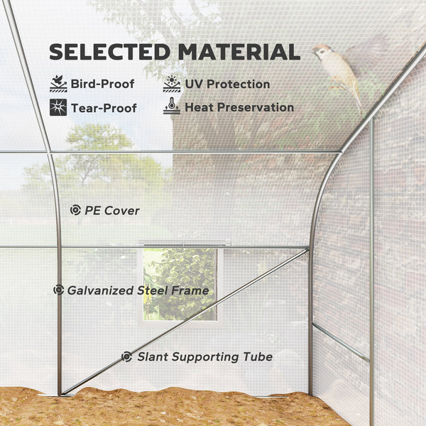20x10 outdoor greenhouse for seedlings