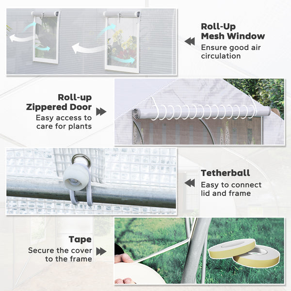 20x10 outdoor greenhouse for seedlings