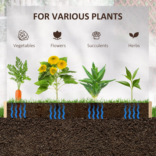 Jardinière surélevée sans vis en bois