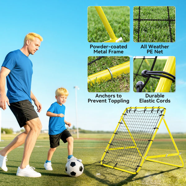 Rebound net, yellow