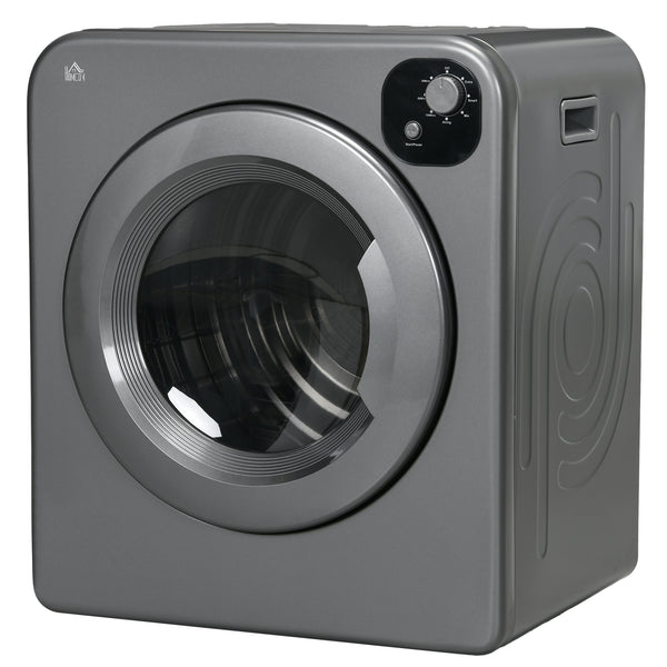 Sèche-linge compact, 1 300 W, 3,22 pi³, électrique, portable, avec 7 modes de séchage, pour appartement ou dortoir, gris