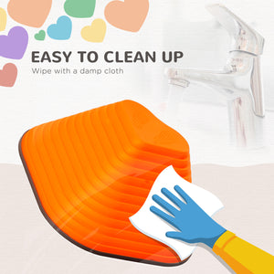 Lot de 11 pierres empilables antidérapantes pour enfants, en forme de cœur