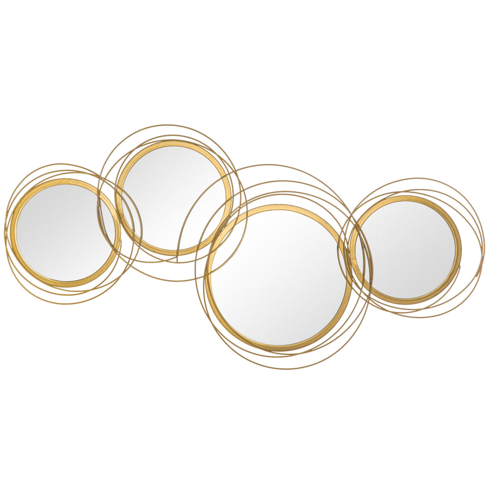 Décoration murale, miroir rond avec cadre