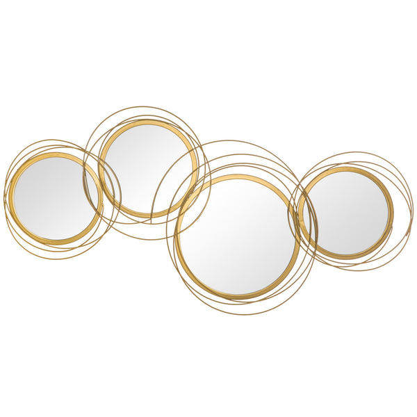 Décoration murale, miroir rond avec cadre