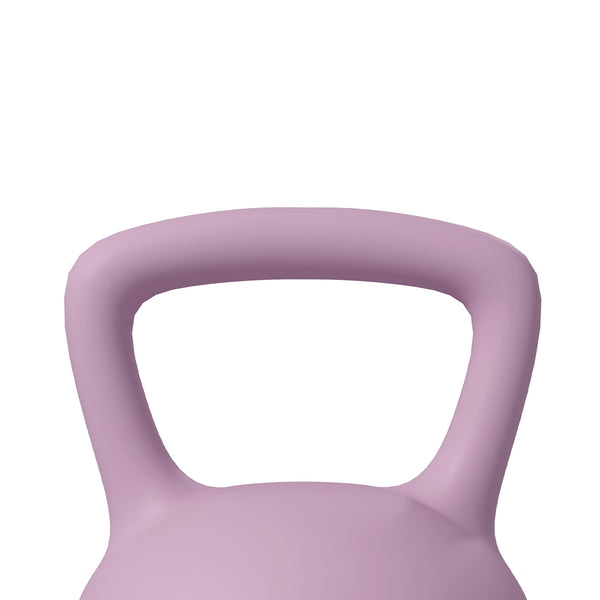 Soozier 18 lb Soft Kettlebell, Sand Filled Weight w/ Grip Handle, Kettlebell Weight for Full Body Workout, Purple