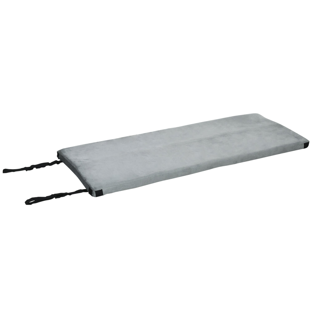 Matelas de sol en mousse à mémoire de forme avec sac de transport, gris
