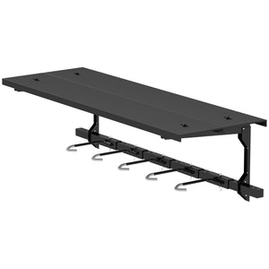 Support mural pour 5 vélos, noir