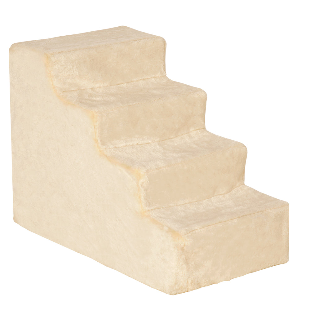 4-Step Pet Ramp with Removable Cover, Beige