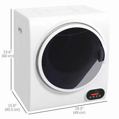 Compact Dryer, 1300W, 3.22 cu. ft., Electric, Portable, with 7 Drying Modes, Gray
