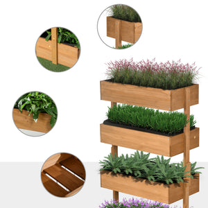 Jardinière surélevée à 4 niveaux