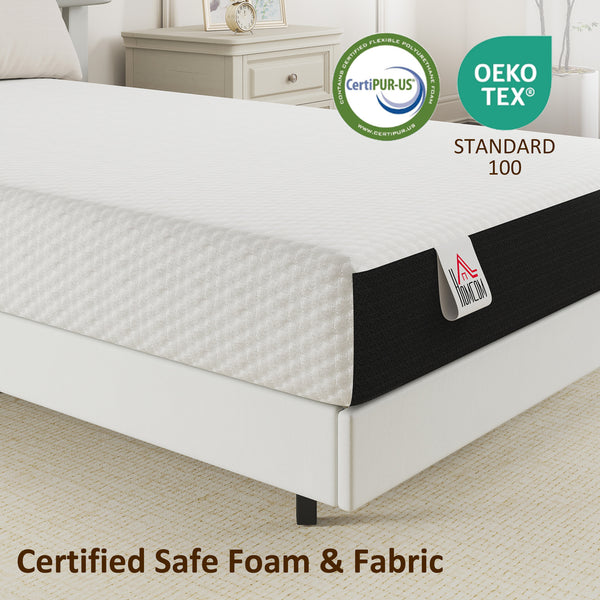 Twin Mattress 8 Inch Memory Foam Mattress in a Box, Pressure Relief & Lumbar Support, CertiPUR-US Certified, Medium Firm