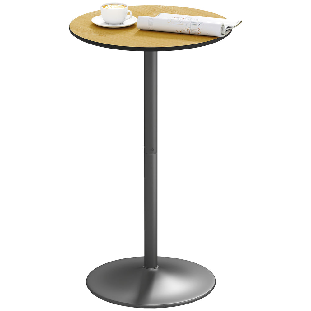 Table ronde avec structure en acier