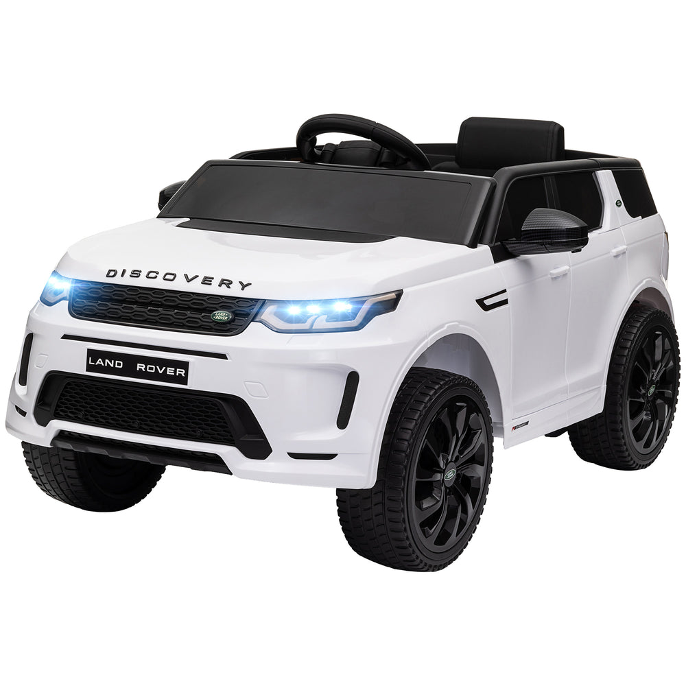 Land Rover Discovery Sport 12 V sous licence avec télécommande, blanc