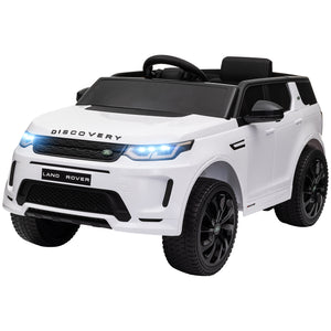 Land Rover Discovery Sport 12 V sous licence avec télécommande, blanc