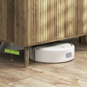 Modern Sideboard with 2 Fluted Doors and Adjustable Shelf for Kitchen and Living Room, Natural