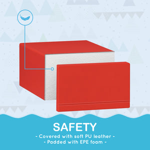 Ensemble de jeu 2 pièces en mousse pour enfants, bleu foncé