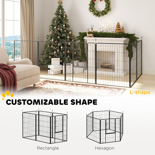 Heavy-Duty Dog Playpen with Door