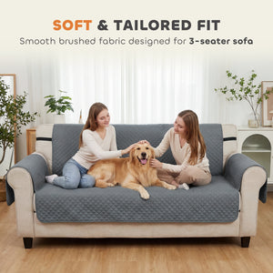 Waterproof 3-seater sofa cover for dogs, cats, and other pets