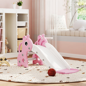 Toboggan 3 en 1 pour tout-petits rose
