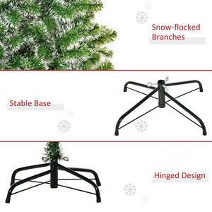 Sapin de Noël artificiel classique de 7 pieds vert