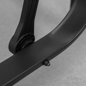 Fauteuil à bascule en tissu mesh respirant, noir