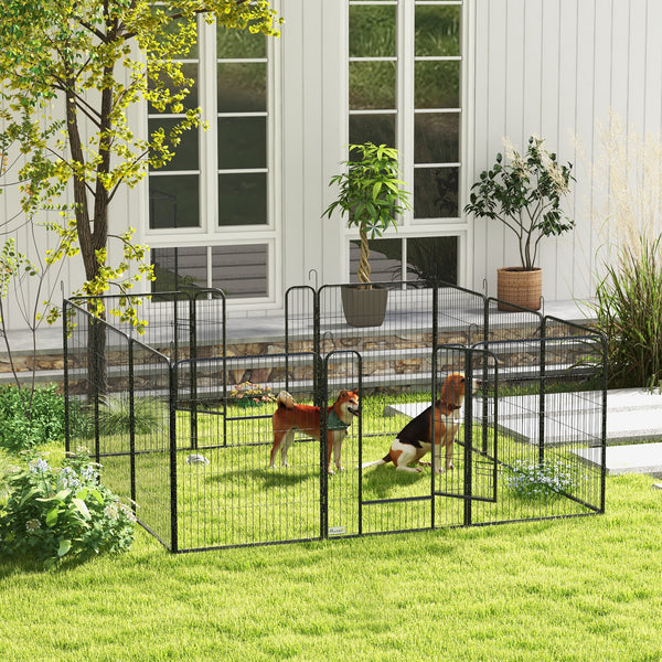 Dog park with gate