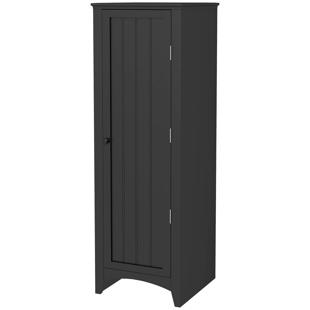 Meuble de rangement avec 4 étagères à niveaux, noir