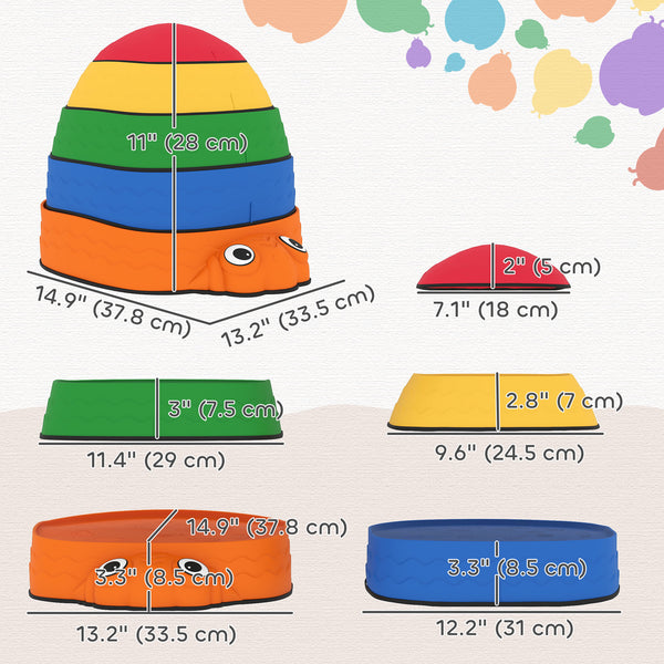 Pierre d'équilibre en forme de coccinelles