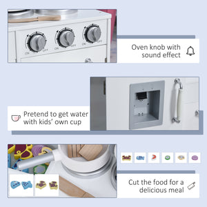 Grand ensemble de cuisine pour enfants avec téléphone et distributeur d'eau