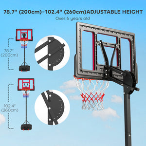 Panier de basket pour enfants, filet de basket avec sac de lestage