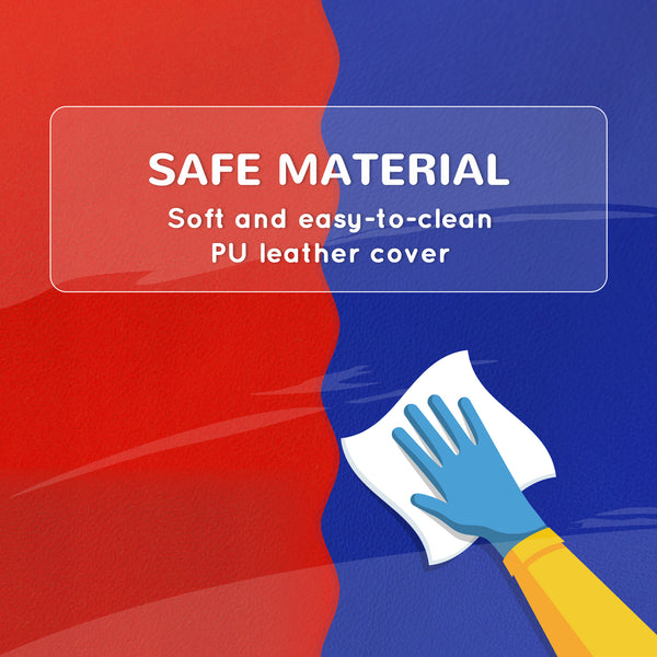 Ensemble de jeu 2 pièces en mousse pour enfants, bleu foncé