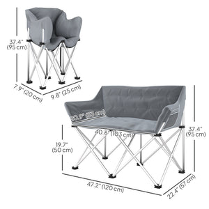 Double camping chair