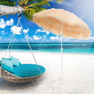 Parasol de plage de 6 pieds, couleur blé