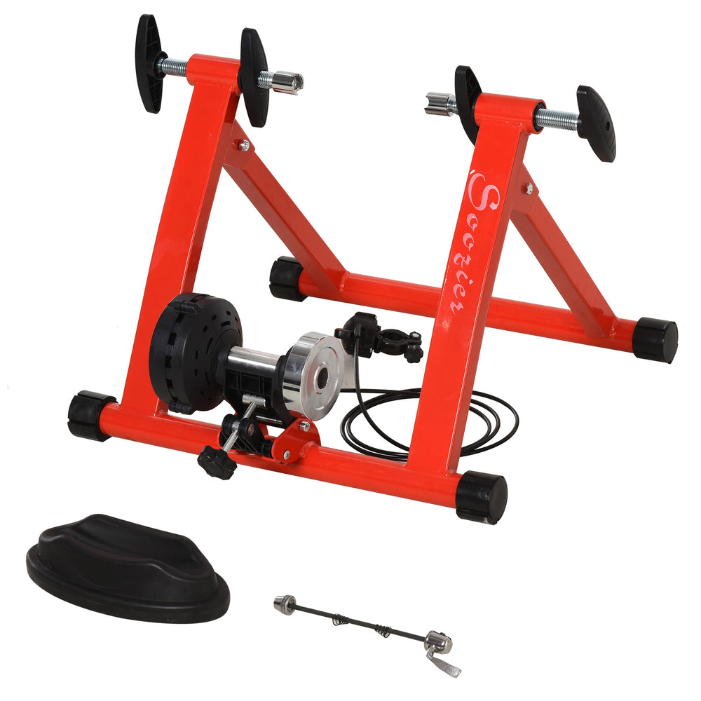Support magnétique pour vélo d'intérieur, rouge