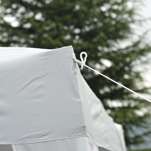10 x 10 Folding Gazebo with Carry Bag, White