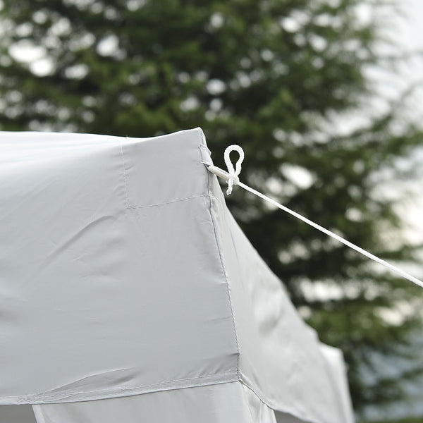 10 x 10 Folding Gazebo with Carry Bag, White