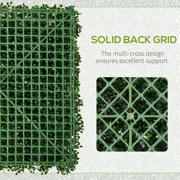 Faux mur végétal avec drainage pour la maison et le jardin