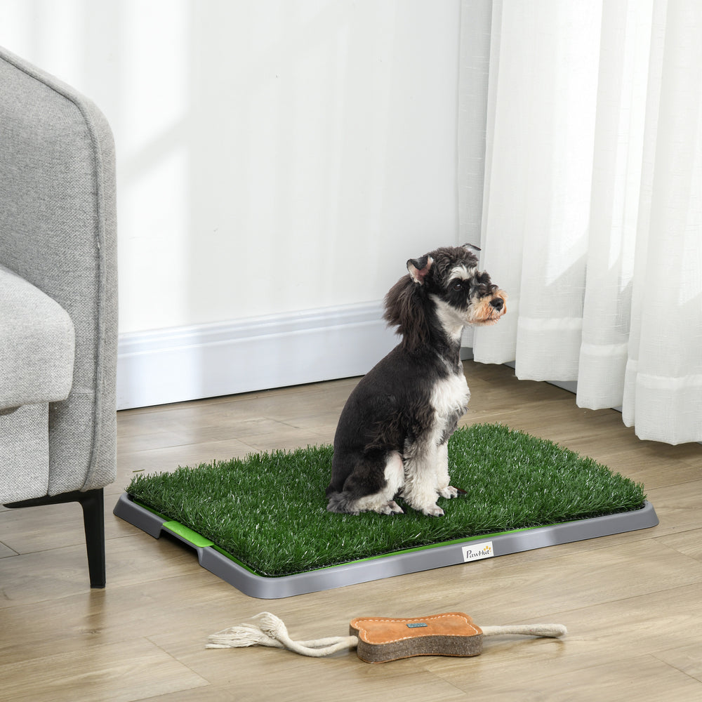 Tapis d'apprentissage de la propreté pour chiens en gazon artificiel